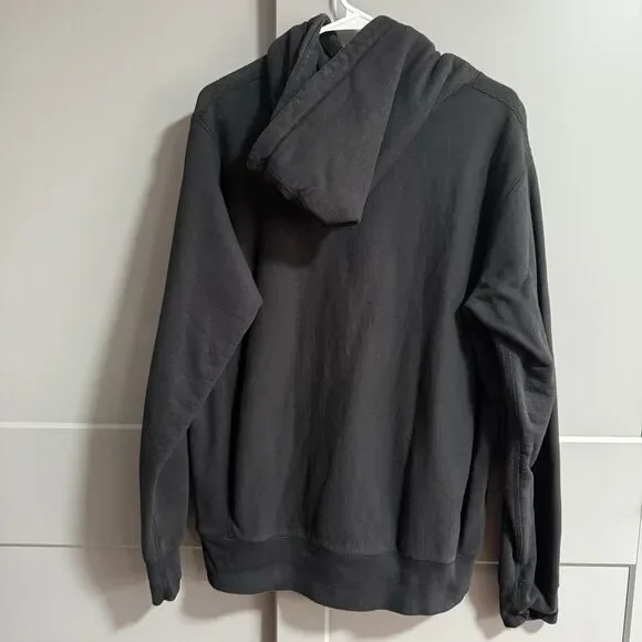 Supreme Men Water Arc Bubble Logo Hoodie Sweatshirt Black Medium Authentic